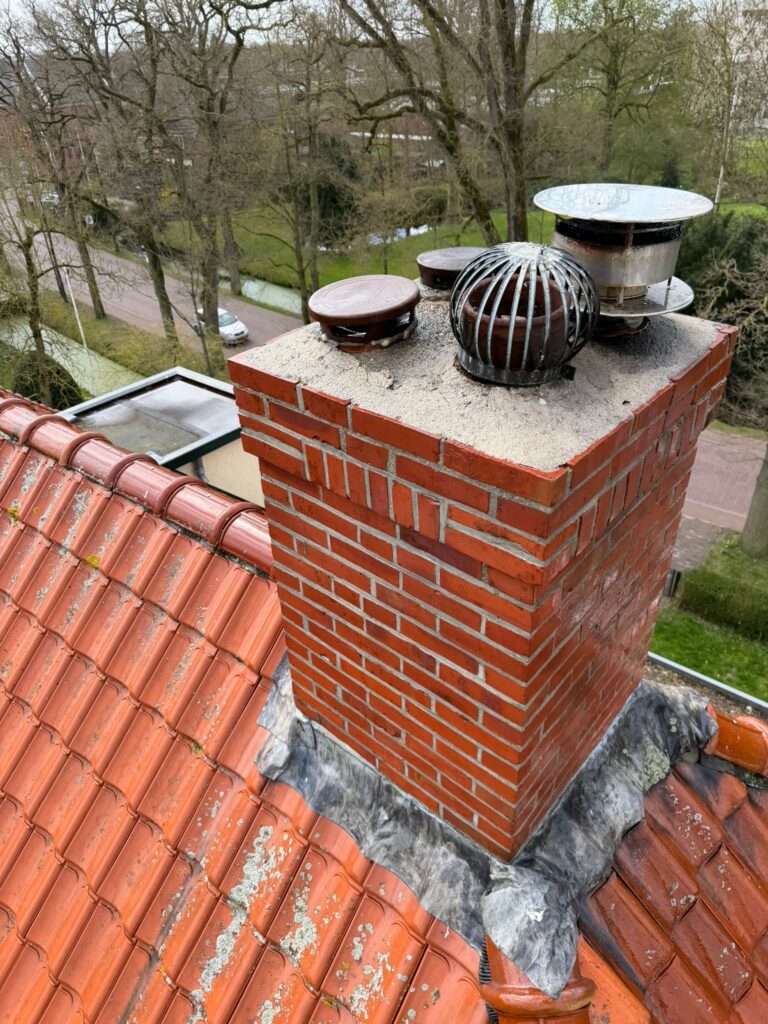 Herstel muur en schoorsteen Zuidhorn